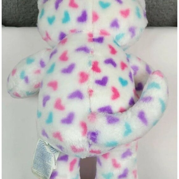 Build A Bear Pastel Rainbow Hearts Sassy Kitty Cat Plush 16" Valentine's - Picture 2 of 7